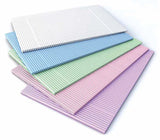 Disposable Blue Lap Cloths Dental Bibs - 13" X 18" (500/Case) 防水方巾（底层塑料膜）