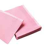 Disposable Blue Lap Cloths Dental Bibs - 13" X 18" (500/Case) 防水方巾（底层塑料膜）