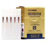 Wabbo Acupuncture Needles GoldStar G-Type (1 Needle/Tube, 100 PCS/Box)