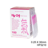 Hy-Chi™ HP-Type - 0.25mm x 30mm (HP3210) Acupuncture Needles (1 Needle/Tube, 100 PCS/Box)