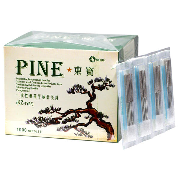 PINE™ KZ-Type Acupuncture Needles (10 Needles/Tube, 1000 PCS/Box)